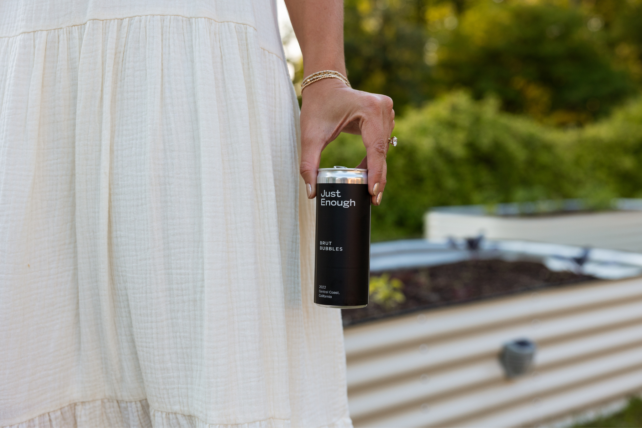 premium canned wine brut bubbles