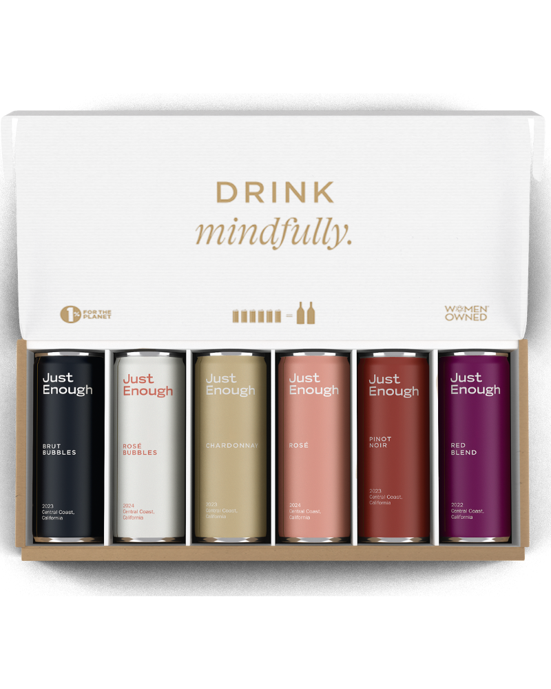 a giftable selection of premium canned wines