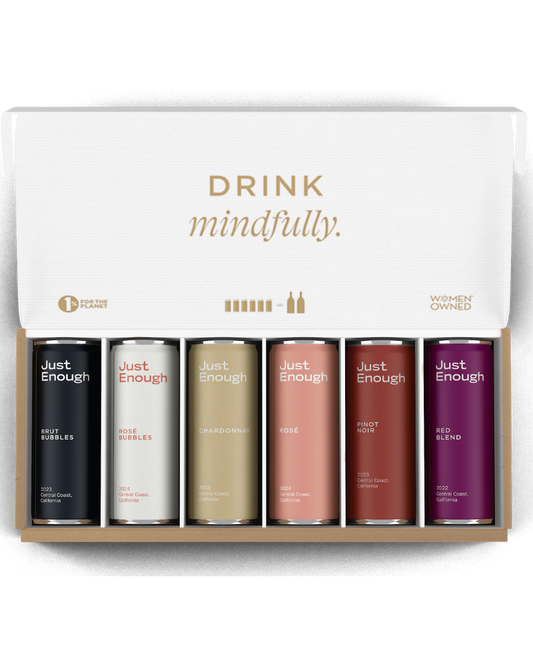 a giftable selection of premium canned wines